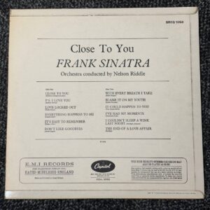صفحه گرامافون Close to You فرانک سیناترا