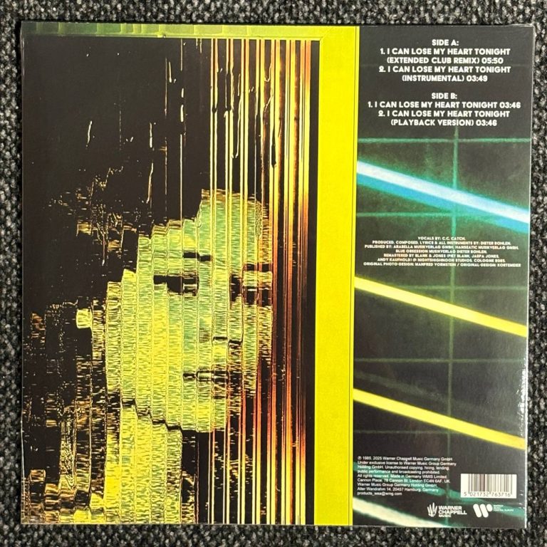 صفحه گرامافون C.C. Catch I Can Lose My Heart Tonight