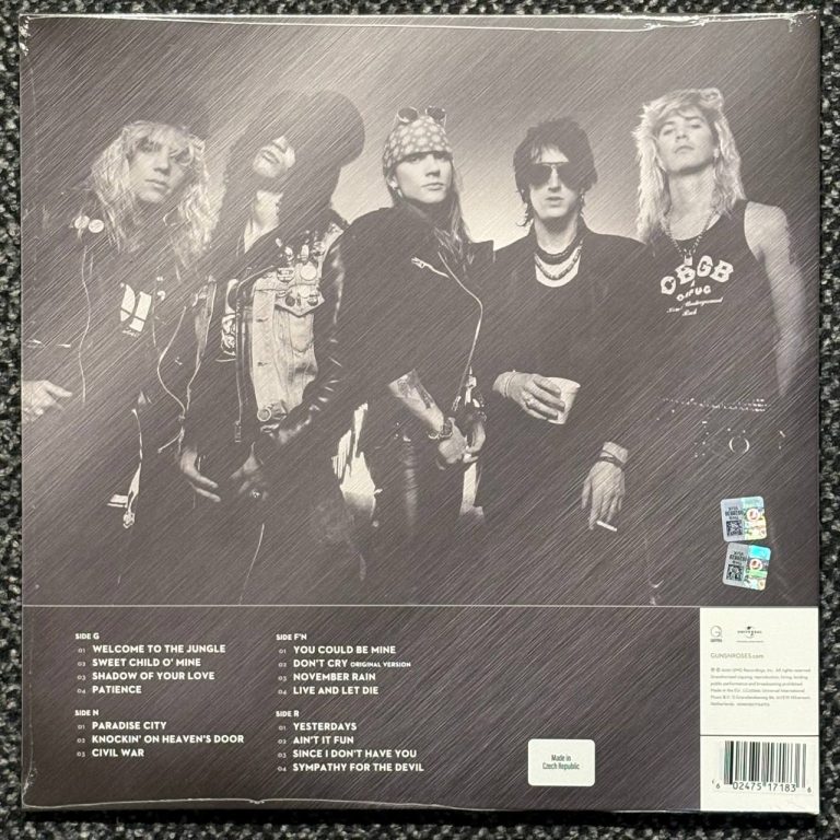 صفحه گرامافون Guns N’ Roses Greatest Hits