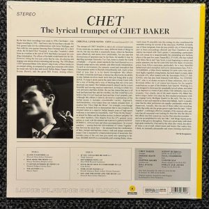 صفحه گرامافون چت بیکر The Lyrical Trumpet of Chet Baker